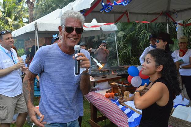 Anthony Bourdain Cayman Islands Cookout